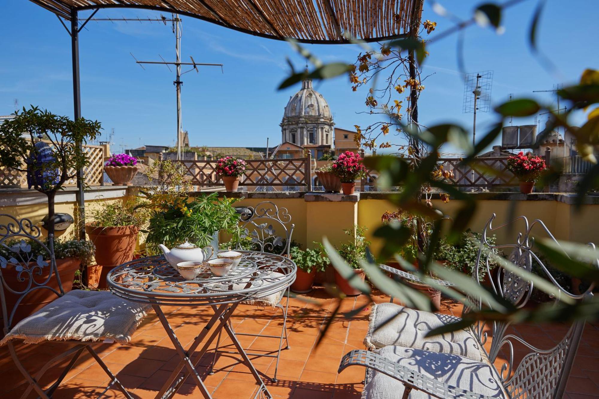 Trasteverehome - Attic Terrace Center Of Rome Baroque Extérieur photo