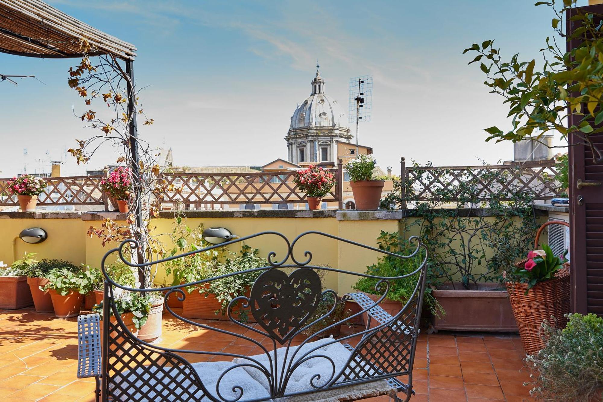 Trasteverehome - Attic Terrace Center Of Rome Baroque Extérieur photo