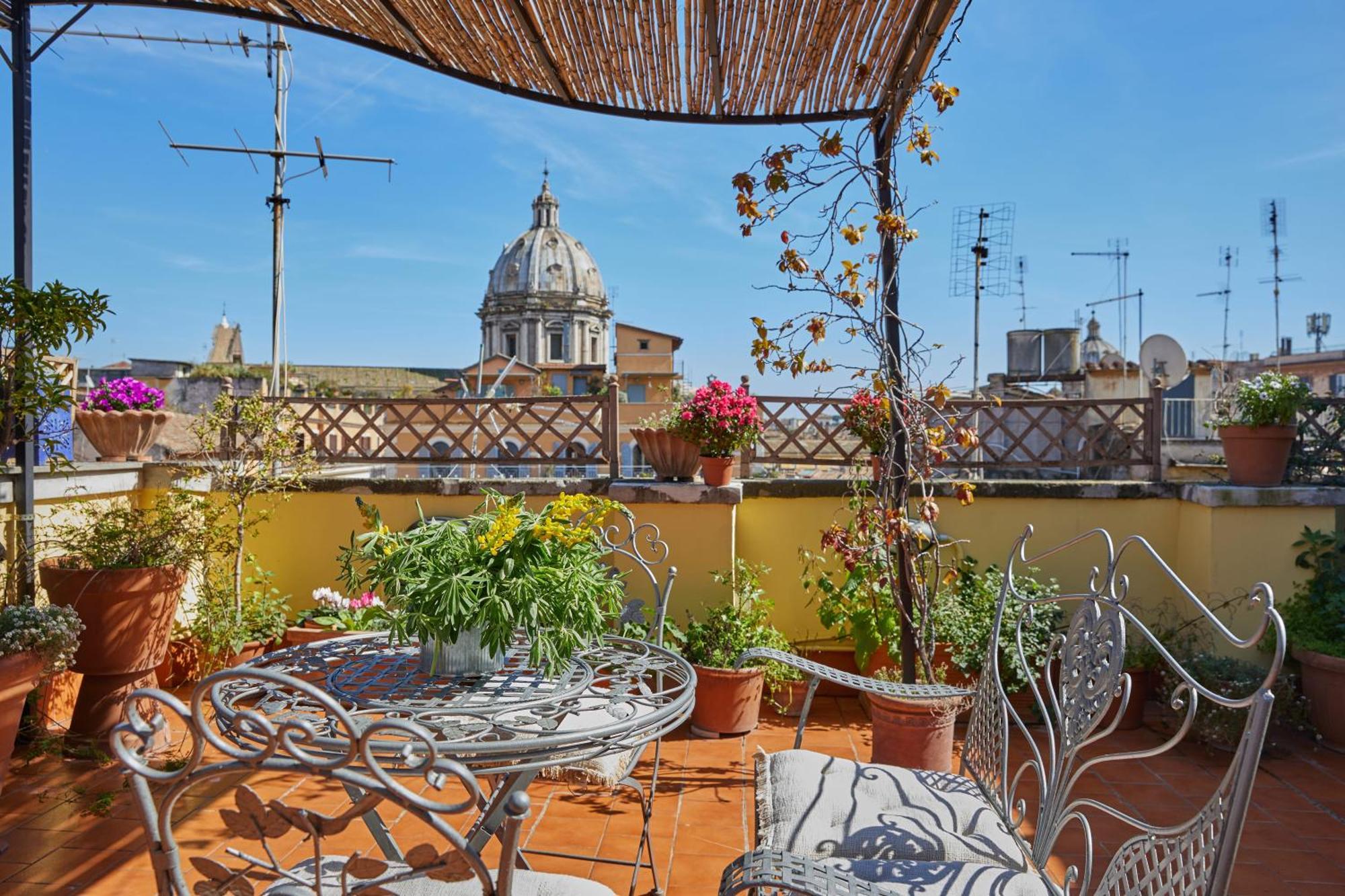 Trasteverehome - Attic Terrace Center Of Rome Baroque Extérieur photo