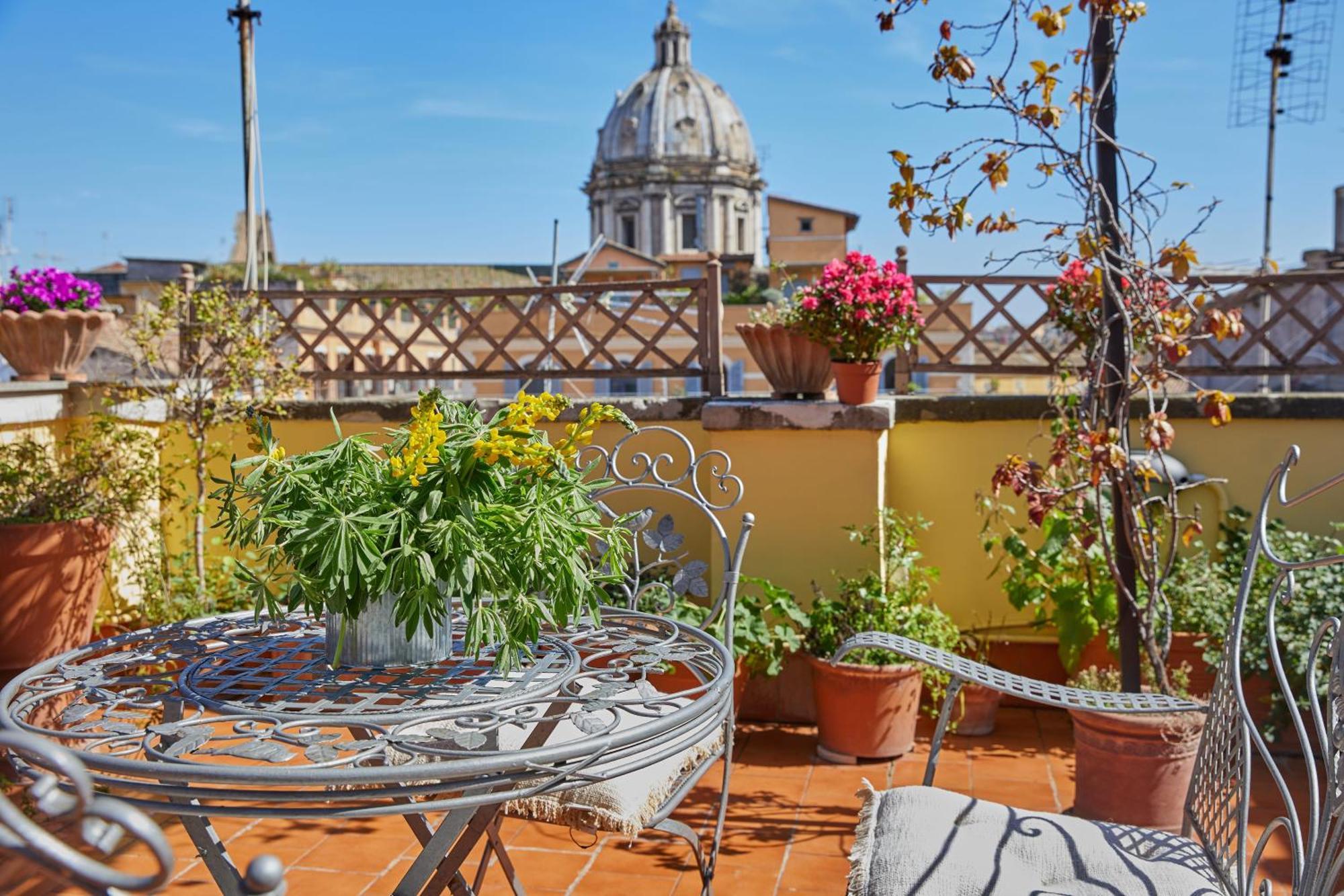 Trasteverehome - Attic Terrace Center Of Rome Baroque Extérieur photo