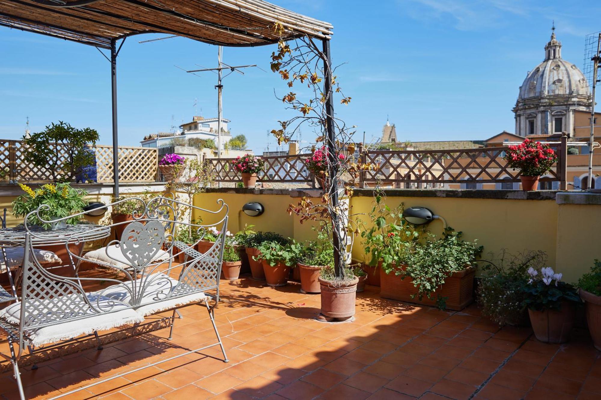 Trasteverehome - Attic Terrace Center Of Rome Baroque Extérieur photo