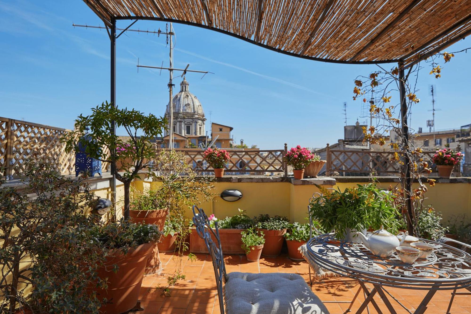 Trasteverehome - Attic Terrace Center Of Rome Baroque Extérieur photo